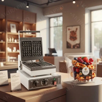 ✔ Machine à gaufres sur double carrée (carrée) – Gaufrier carrée / rectangulaire (double)