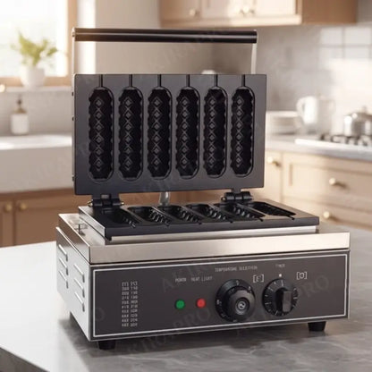 ✔ Machine à gaufres sur bâtonnets (sucettes) – Prépare des gaufres croustillantes en quelques secondes !